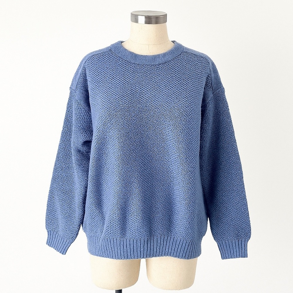 Truth Clothing Sweater Womens Medium Blue Pullover‎ 3/4 Sleeve Casual Relaxed